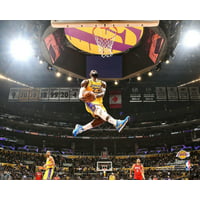 Lebron James Los Angeles Lakers Dunk Fridge Magnet Size 2.5" x 3.5" 